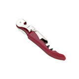 Burgundy double hinged corkscrew