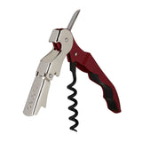 Burgundy double hinged corkscrew