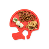 Football Helmet Party Plate with Snacks