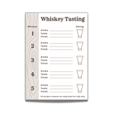 Whiskey Tasting Scorecard