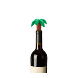 Toucan Drink Charms & Palm Tree Bottle Stopper Set